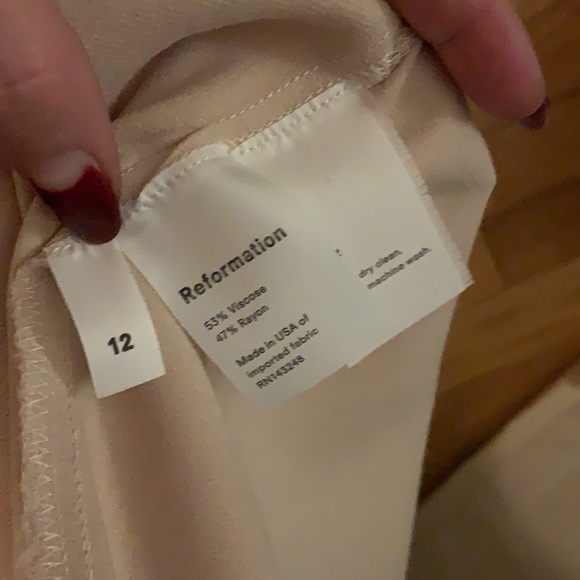 Reformation Keys Dress in Champagne - Picture 7 of 10